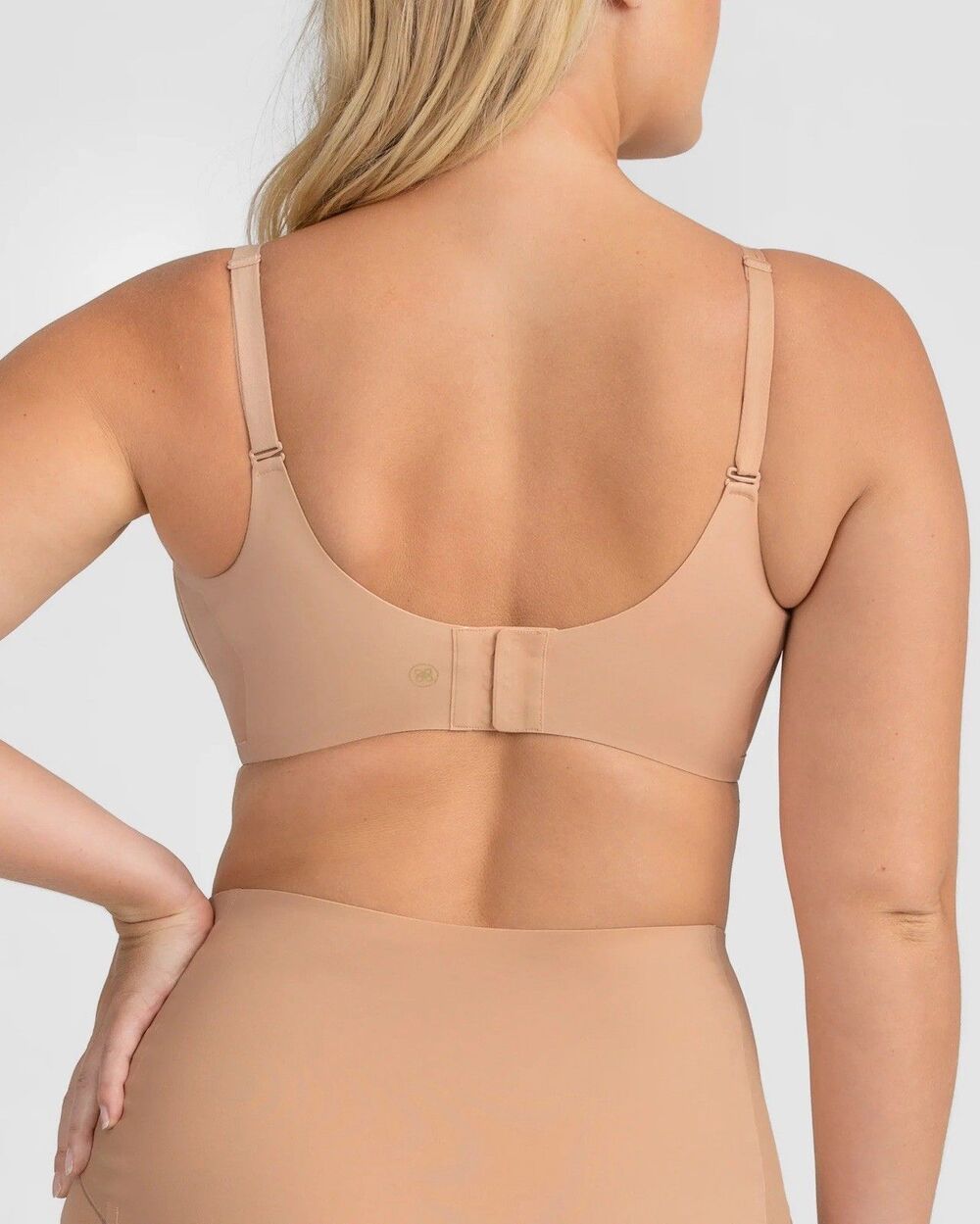 Honey Love Wireless Crossover Bra Sand Size 2XL nwot - Picture 3 of 11